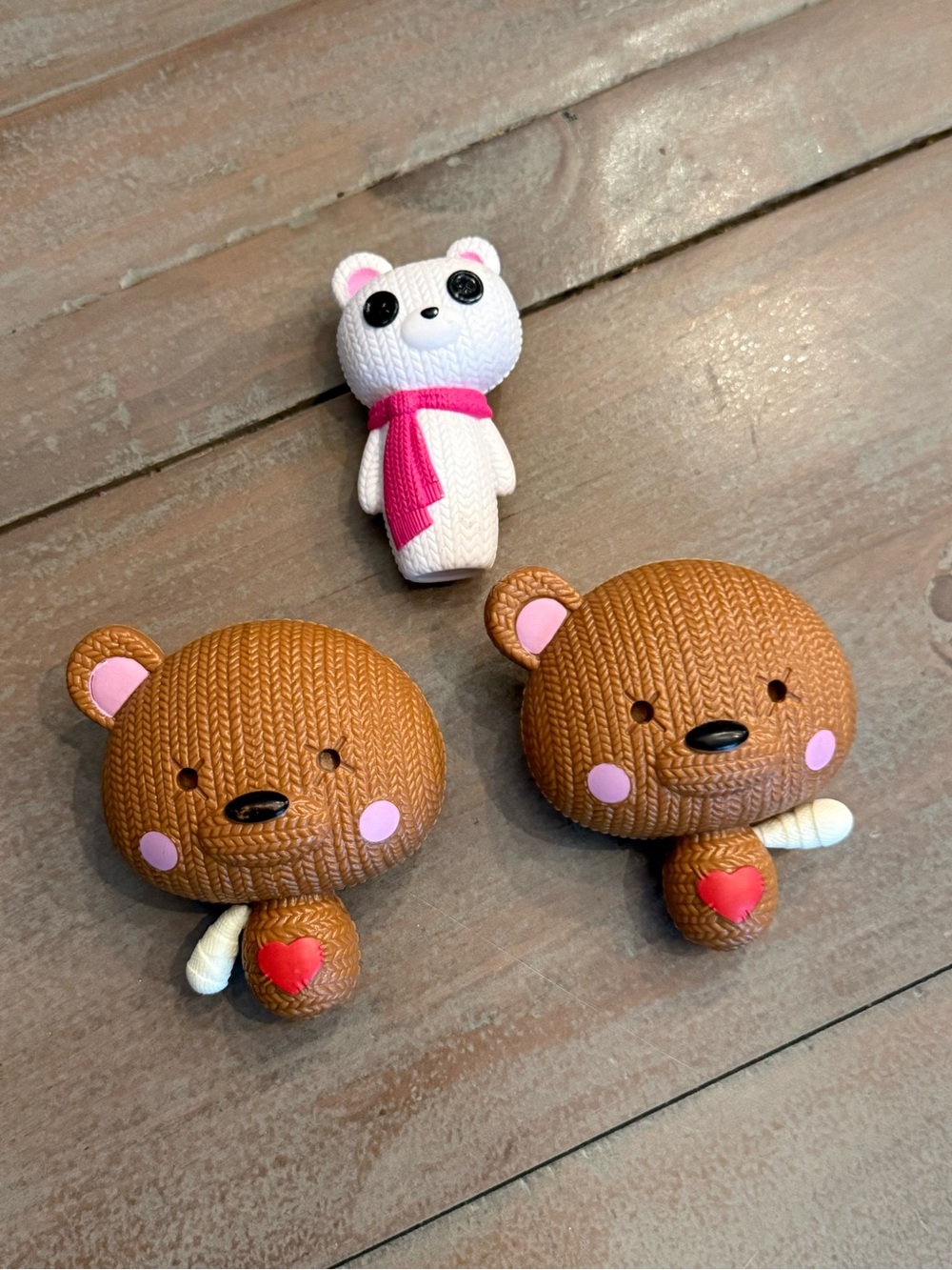 Lalaloopsy Doll Replacement Pets Bears Plastic Preowned Set Of 3